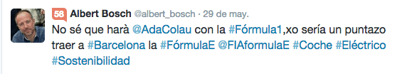 tWEET @ALBERT_BOSCH