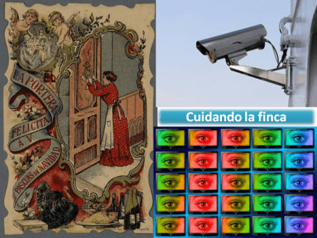 Cuidando la finca