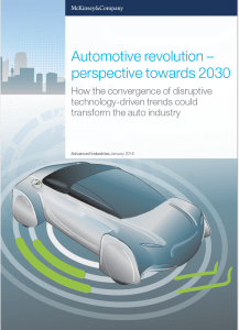 Automotive revolution – perspective towards 2030 McKinsey